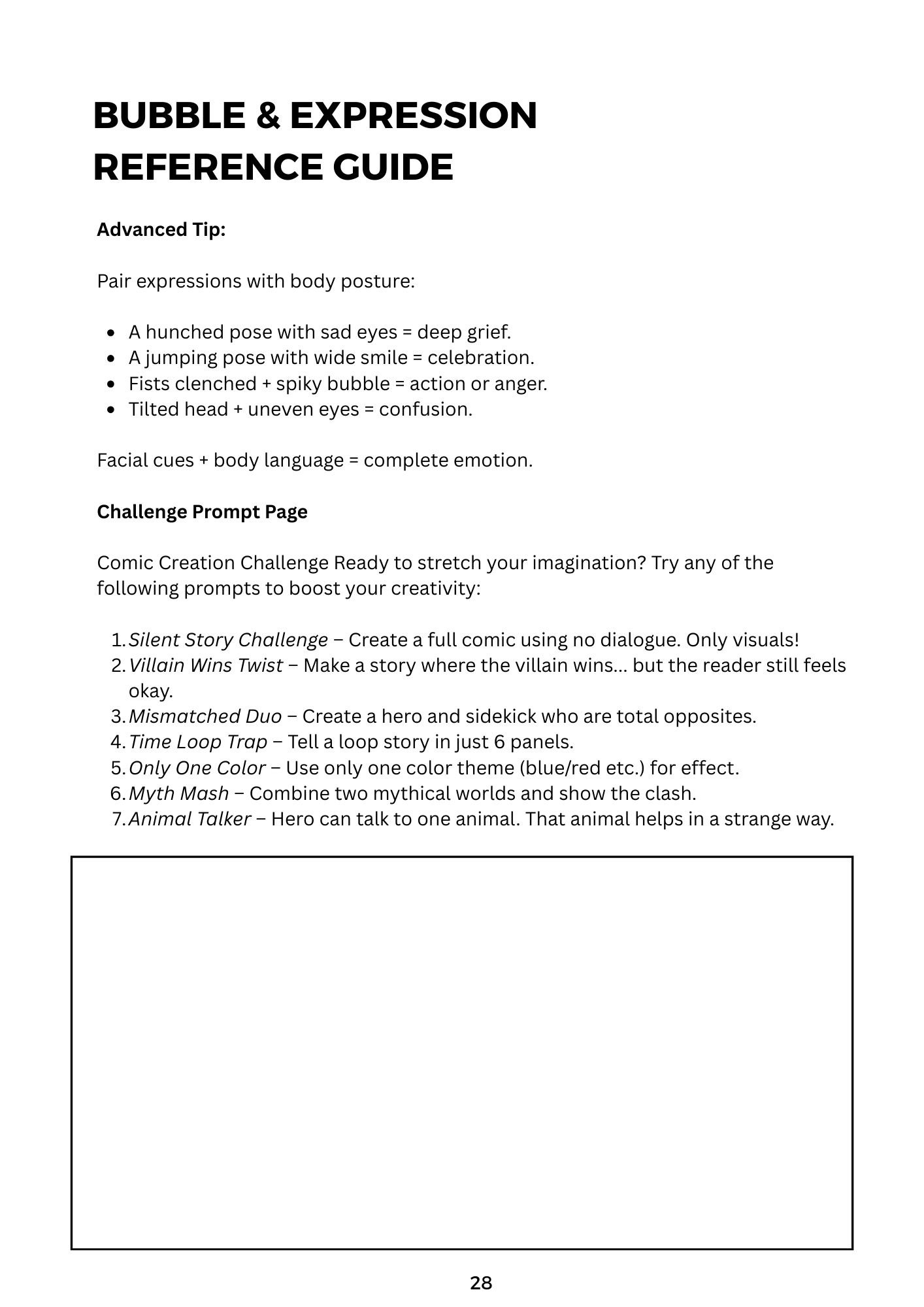 Saporigo Ink It Yourself Comic Creator Kit Classic Edition | 122 Pages | Blank Comic Book & Graphic Novel Journal | DIY Manga & Cartoon Strip Templates | Spiral Bound | ISBN 978-81-987846-9-8 - Image 6