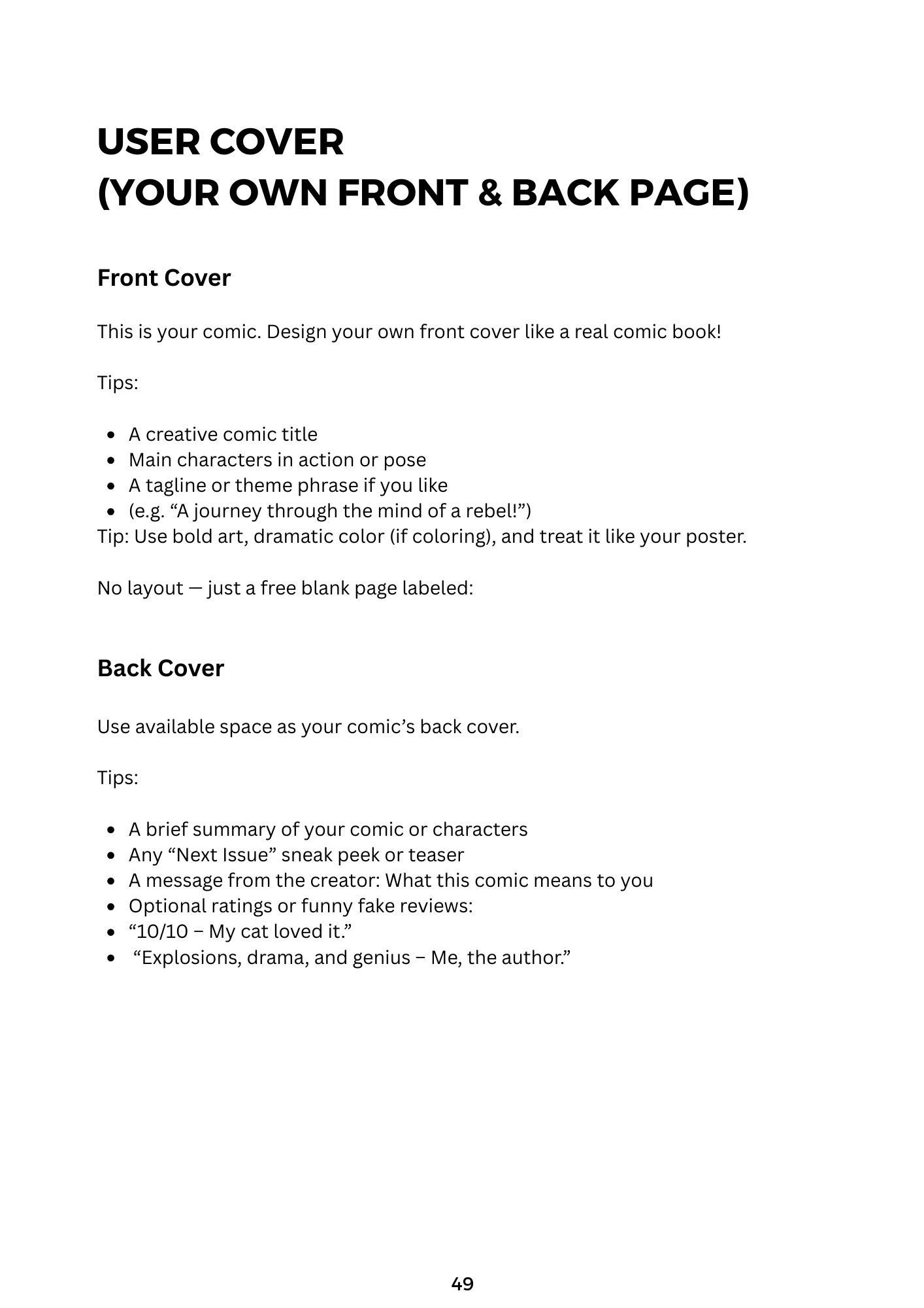 Saporigo Ink It Yourself Comic Creator Kit Challenge Edition | 152 Pages | Advanced Comic Drawing Workbook | Dynamic Panel Layouts for Manga & DIY Comics | Spiral Bound | ISBN 978-81-987846-1-2 - Image 7