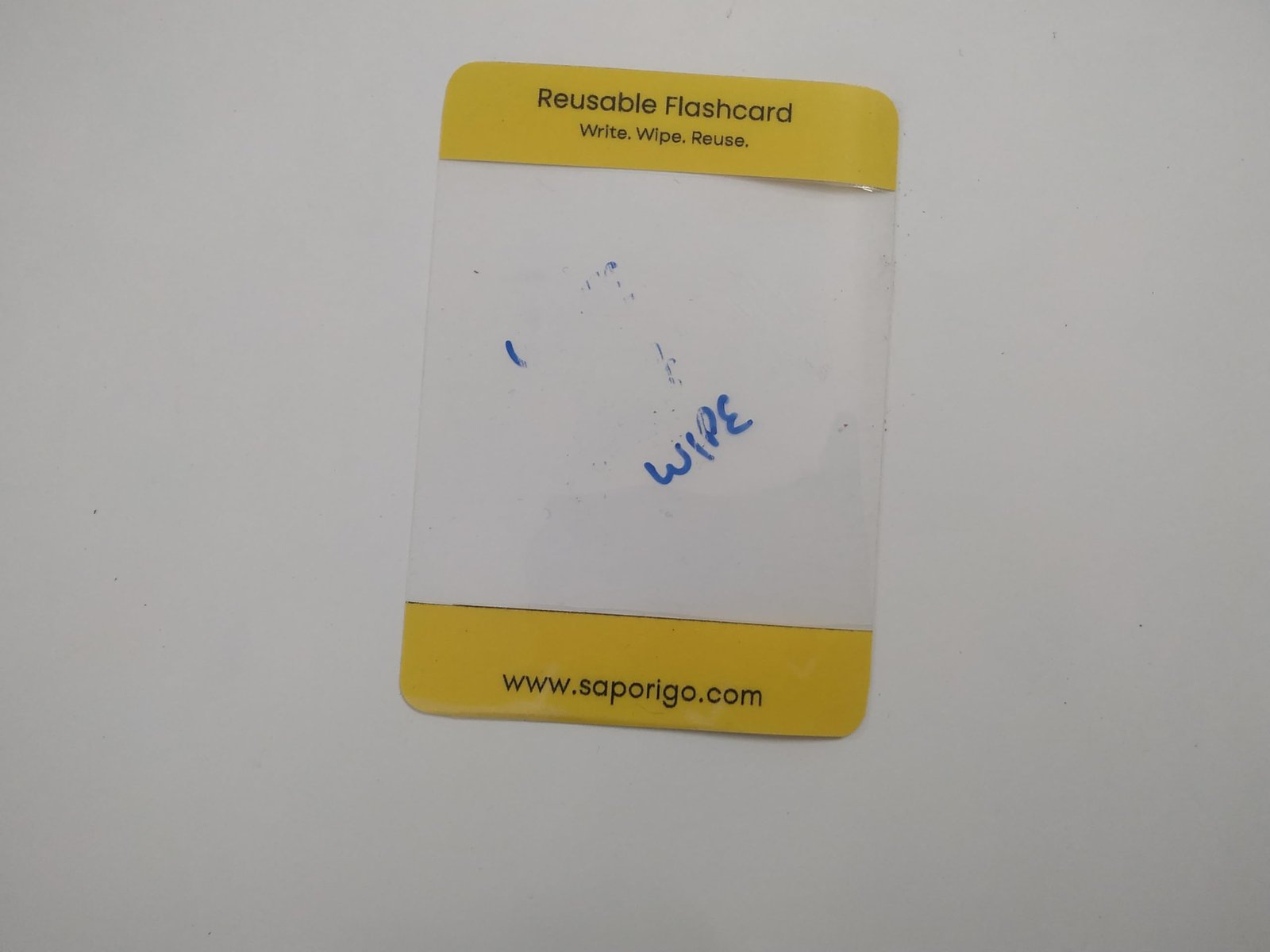 SAPORIGO Transparent Rewritable Flash Cards A7 Size | Clear Wipe-Clean Study & Tracing Cards - Image 4