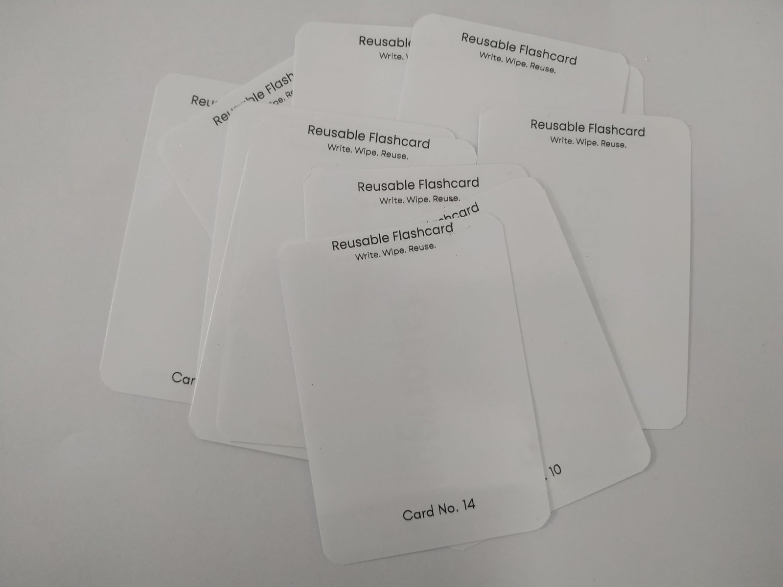 SAPORIGO Reusable Blank Flash Cards | Write & Wipe with Whiteboard Marker | 100 GSM Coated Paper - Image 6