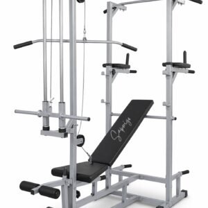 Saporigo 20-in-1 Multi-Workout System – ABS Tower & Adjustable Gym Bench