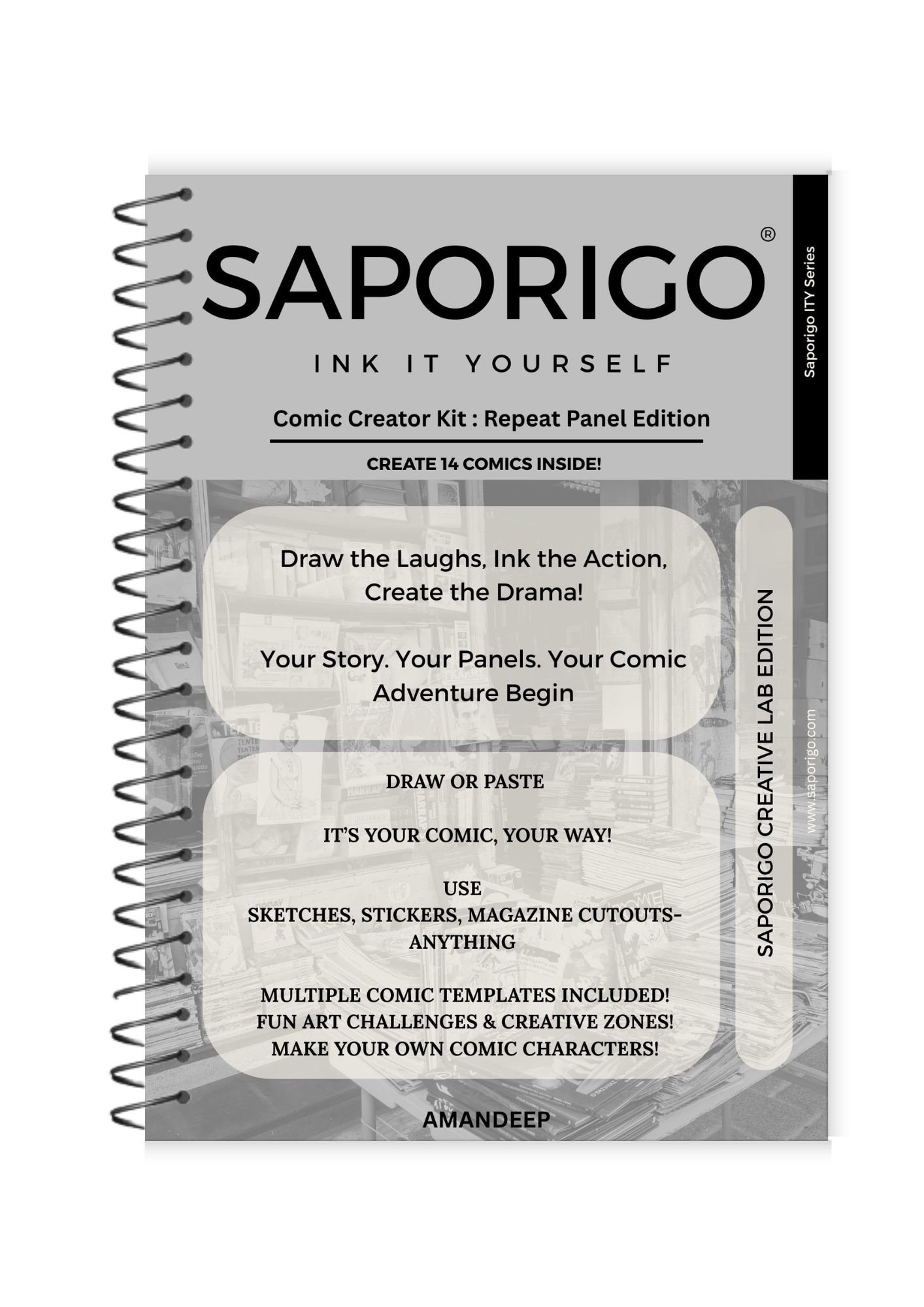 Saporigo Comic Internal Panel 1