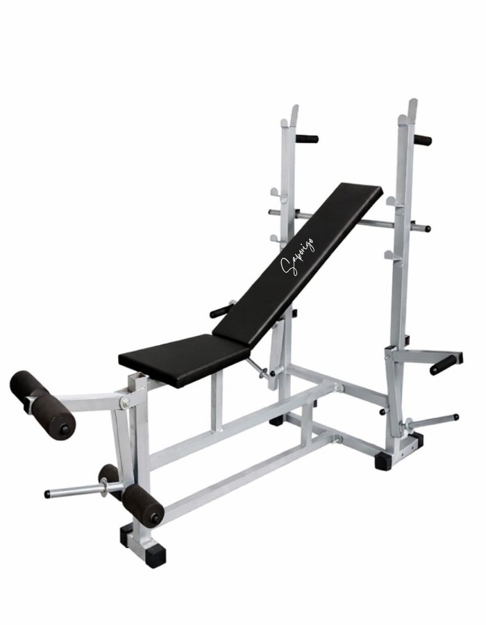 Saporigo 8-in-1 Double Support Adjustable Gym Bench with Leg Developer | 260 KG Capacity - Image 2