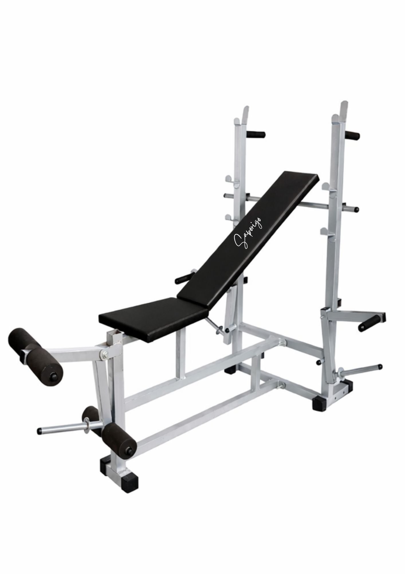 Saporigo 8-in-1 Double Support Adjustable Gym Bench with Leg Developer | 260 KG Capacity - Image 4