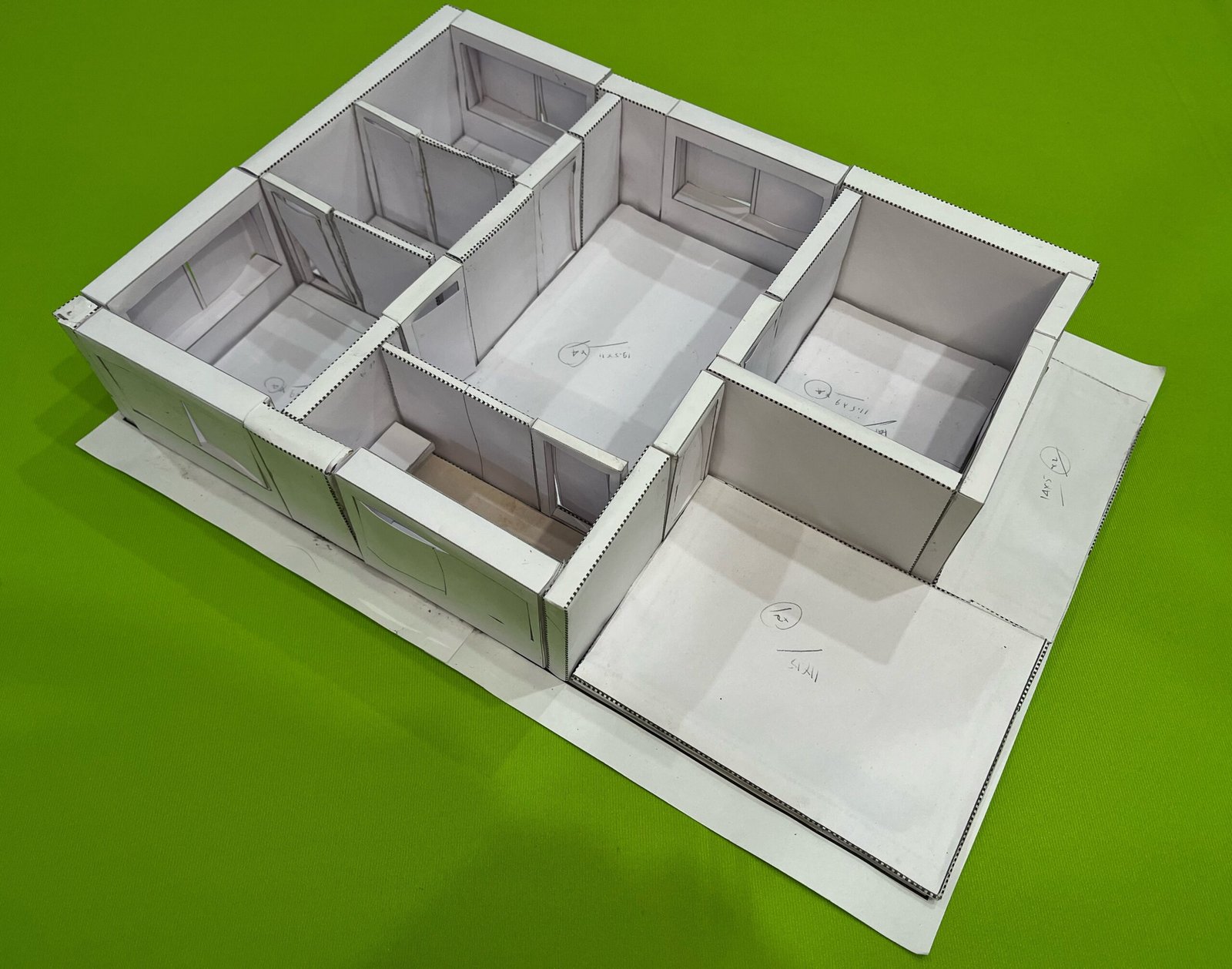 SAPORIGO Architectural Craftworks SAC V1: Mini Family Home Edition | DIY 2BHK Model Kit Craft Book - Image 5