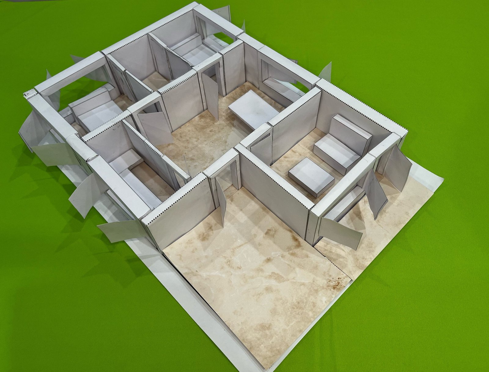 SAPORIGO Architectural Craftworks SAC V1: Mini Family Home Edition | DIY 2BHK Model Kit Craft Book - Image 15