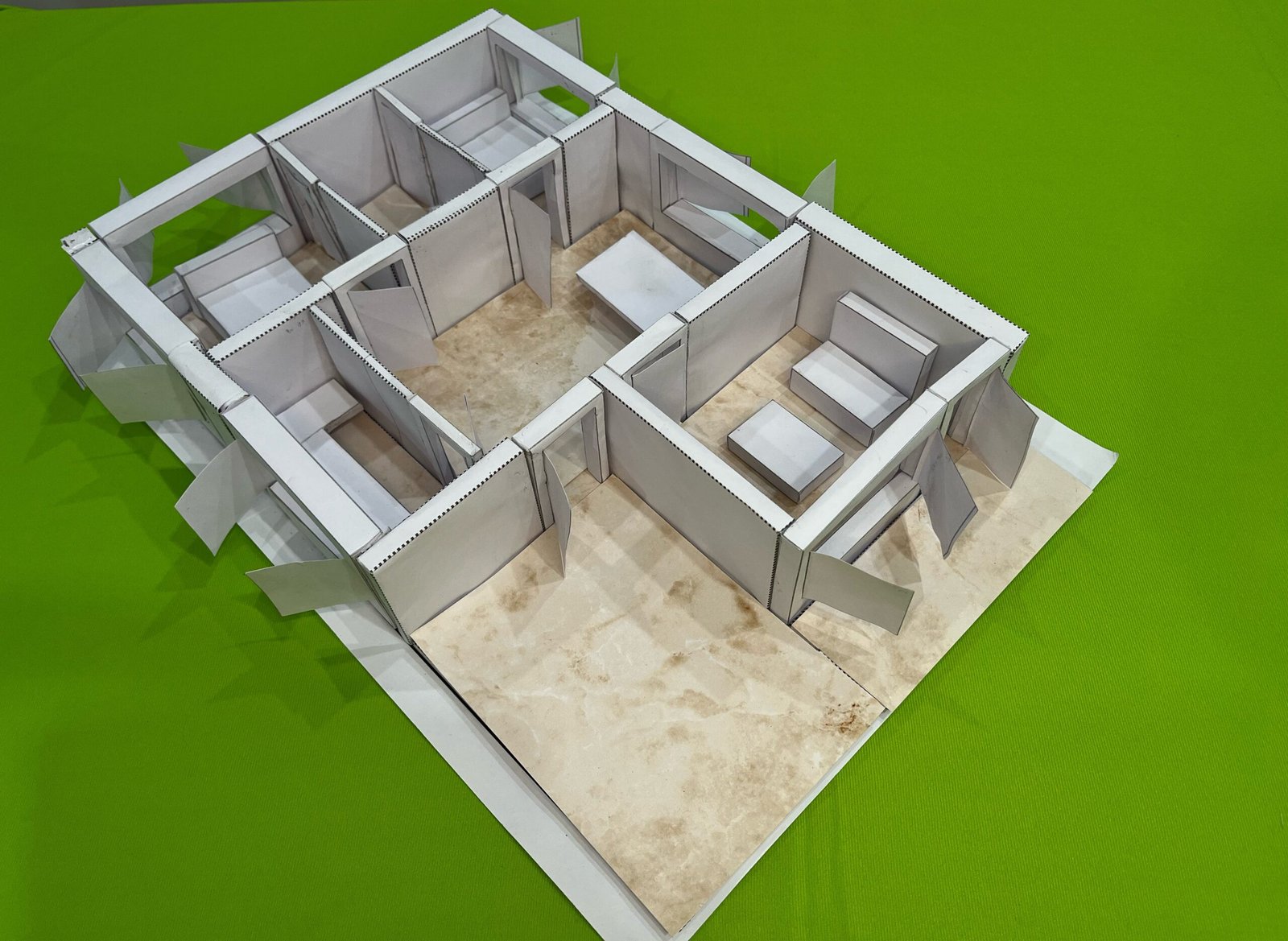 SAPORIGO Architectural Craftworks SAC V1: Mini Family Home Edition | DIY 2BHK Model Kit Craft Book - Image 14